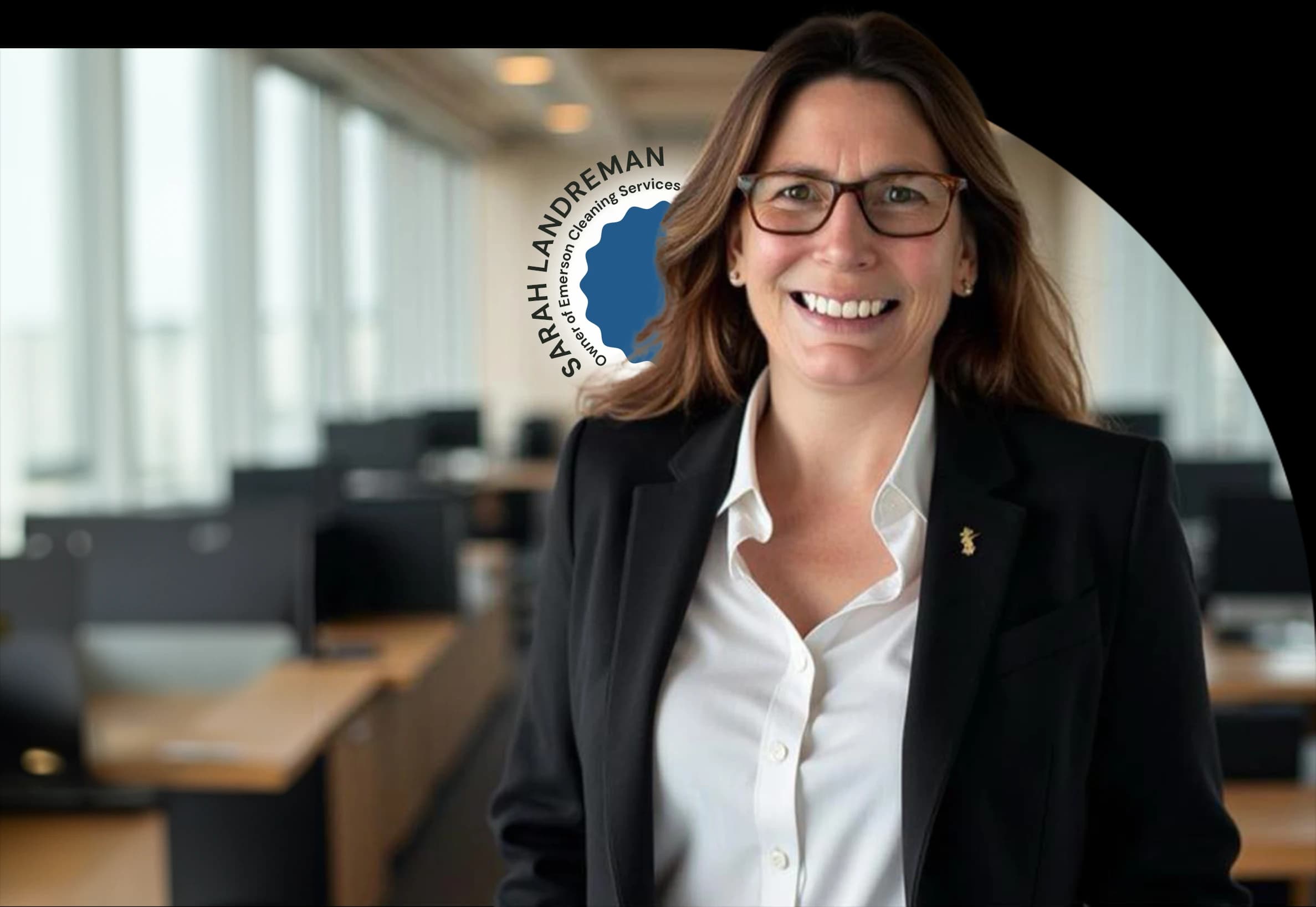 Sarah Landreman, owner of Emerson Cleaning Services